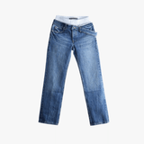 Blue jeans, front view