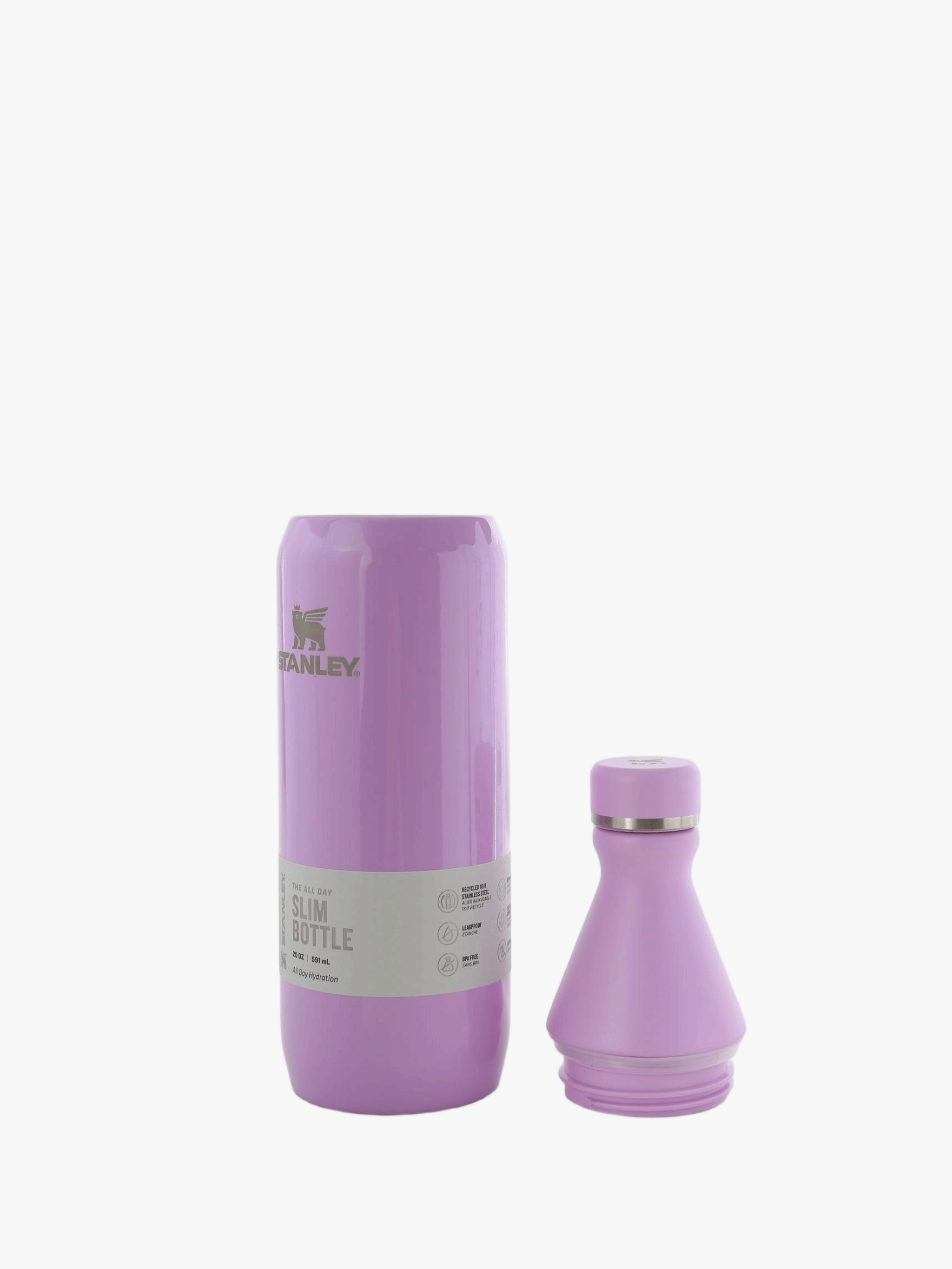Purple product, front view