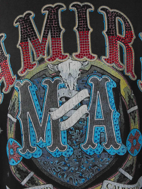 Close up of Black t-shirt, showing texture of the 100% cotton fabric