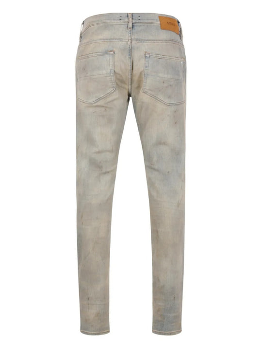 Blue jeans, back view