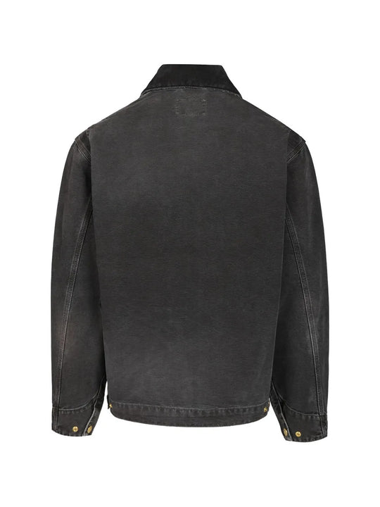 Black jacket, back view