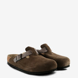 Brown shoes, side view