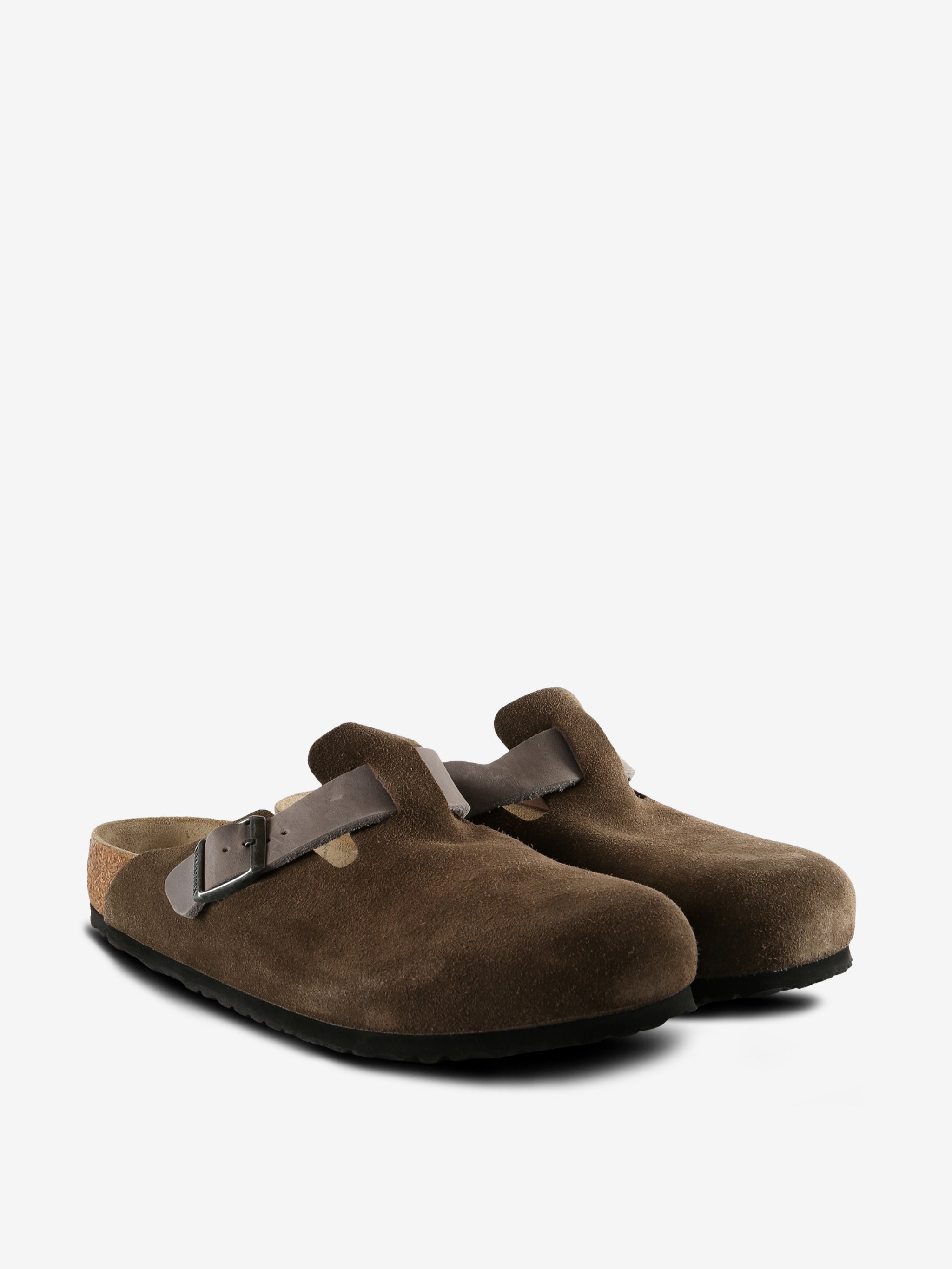 Brown shoes, side view