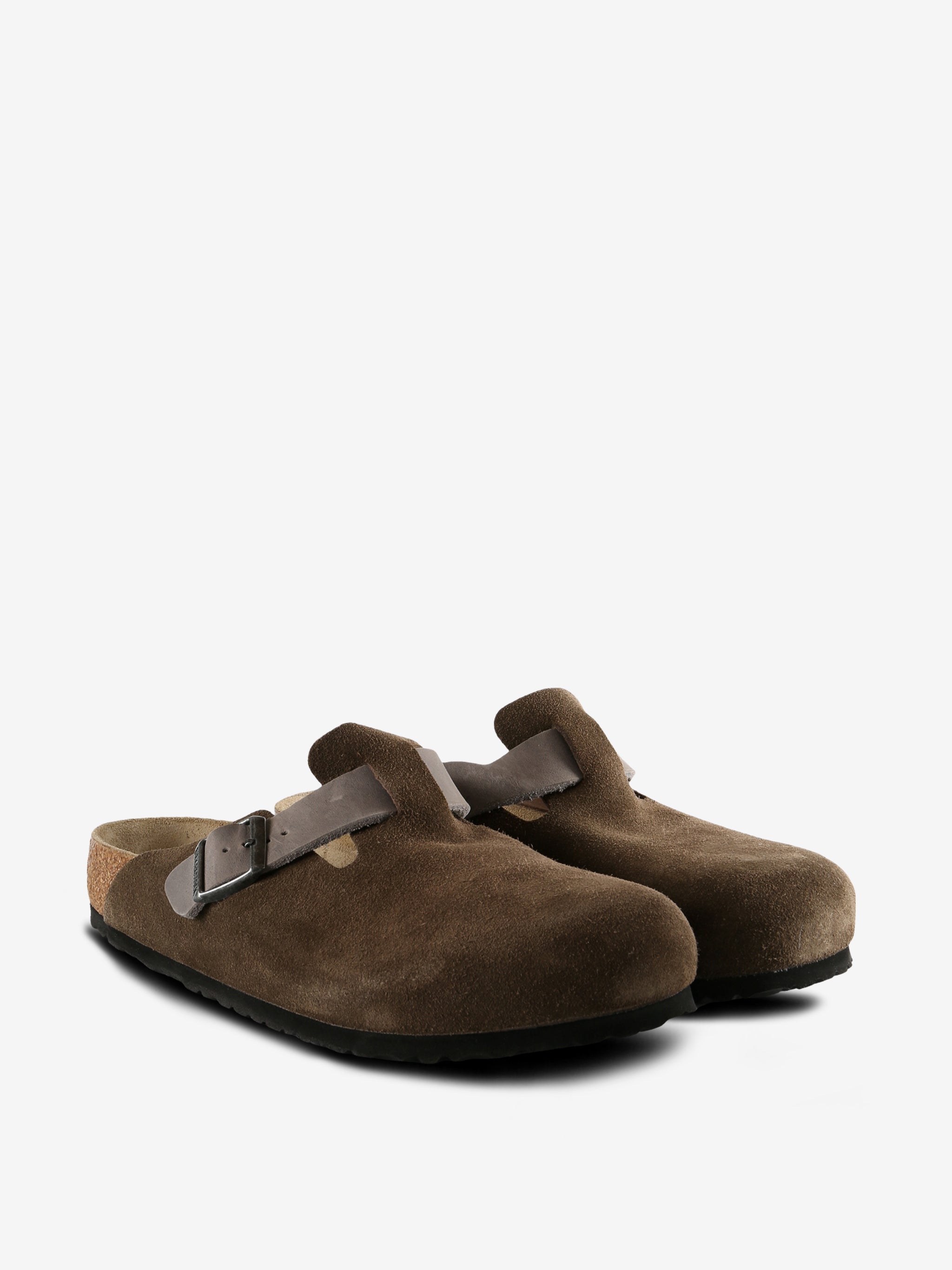 Brown shoes, side view