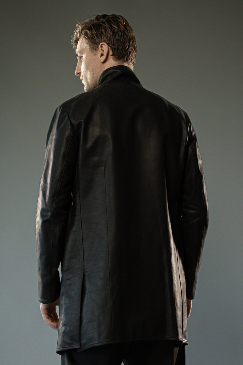 RORKE BADER - Men Terminal Leather Coat