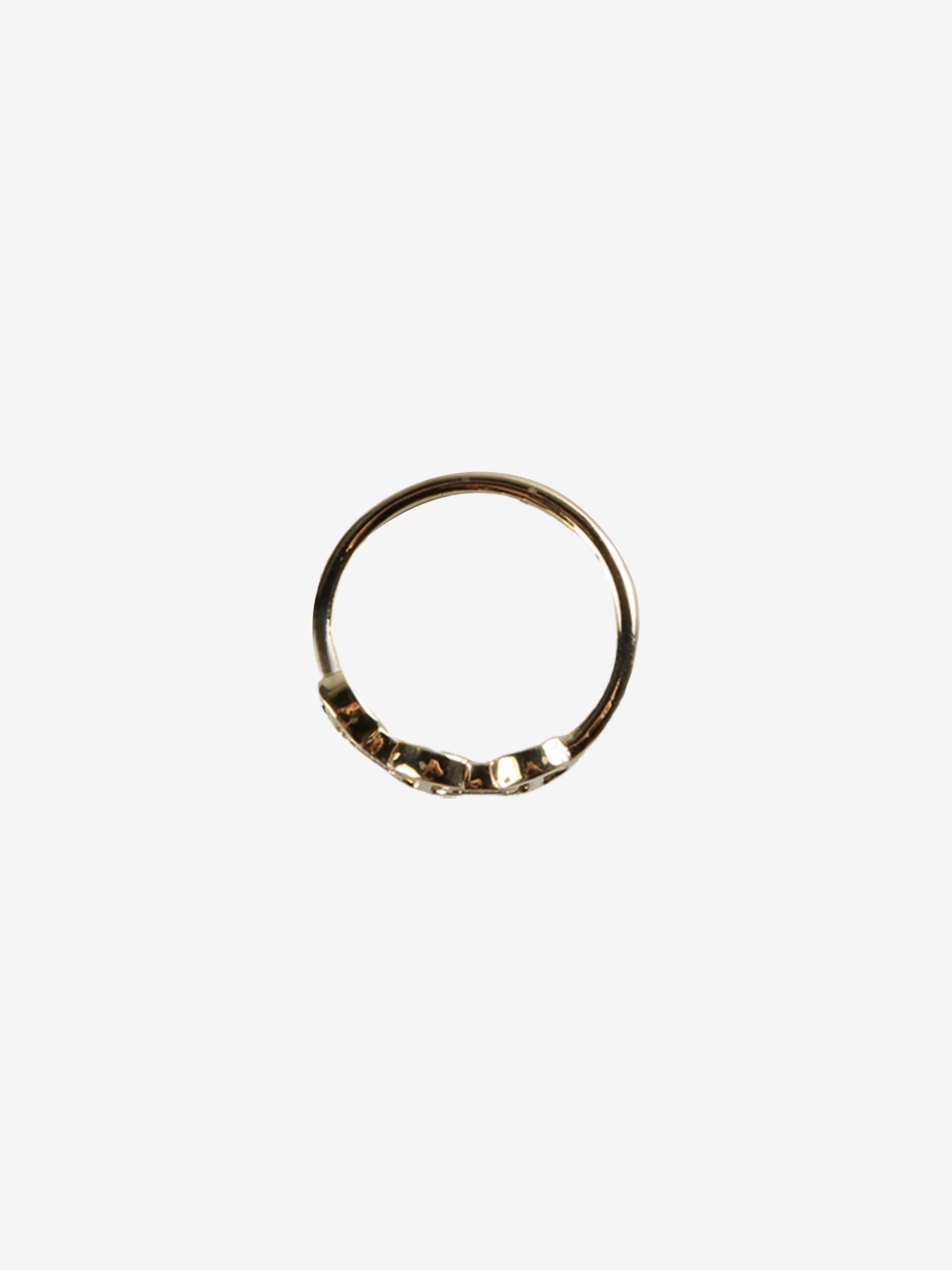 Yellow ring, front view