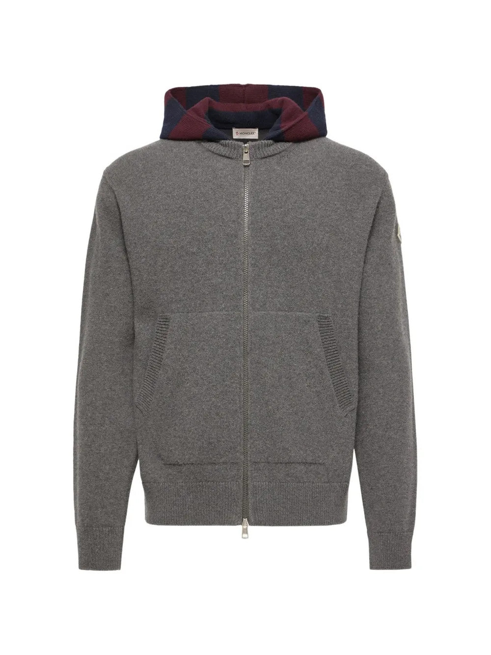 Grey hoodie, front view