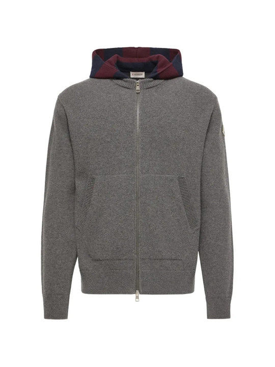 Grey hoodie, front view