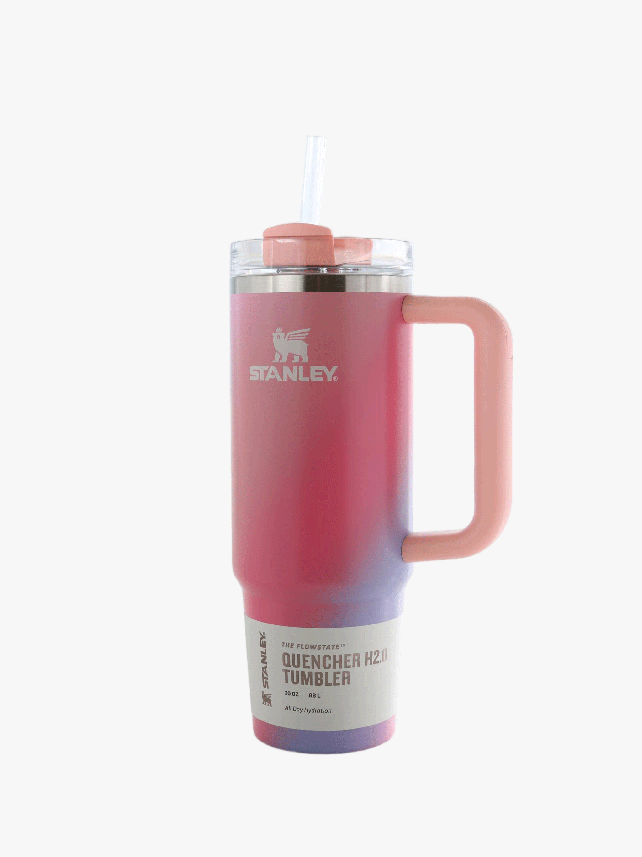 Pink product, front view