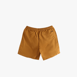 Brown shorts,back view