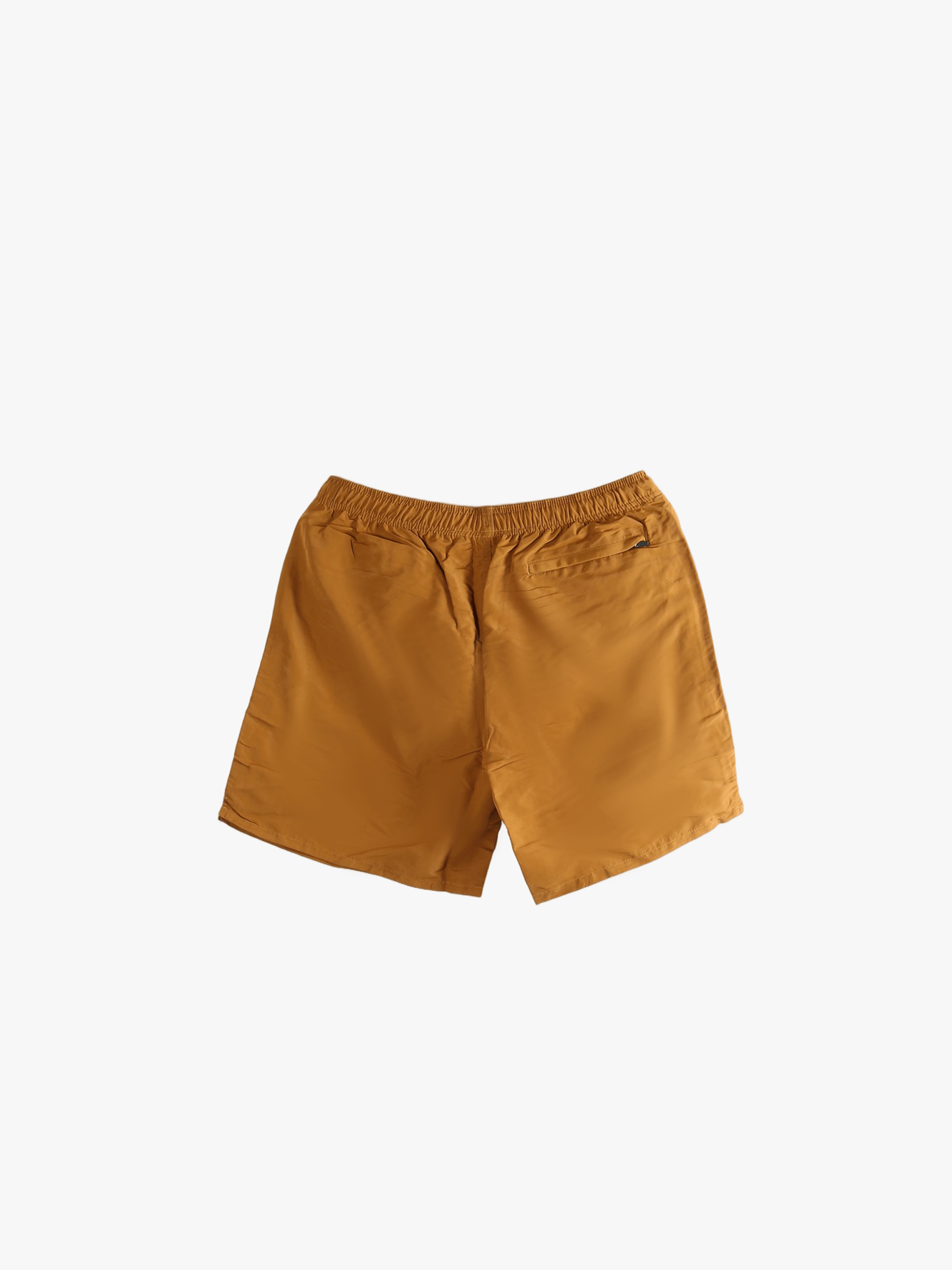 Brown shorts,back view