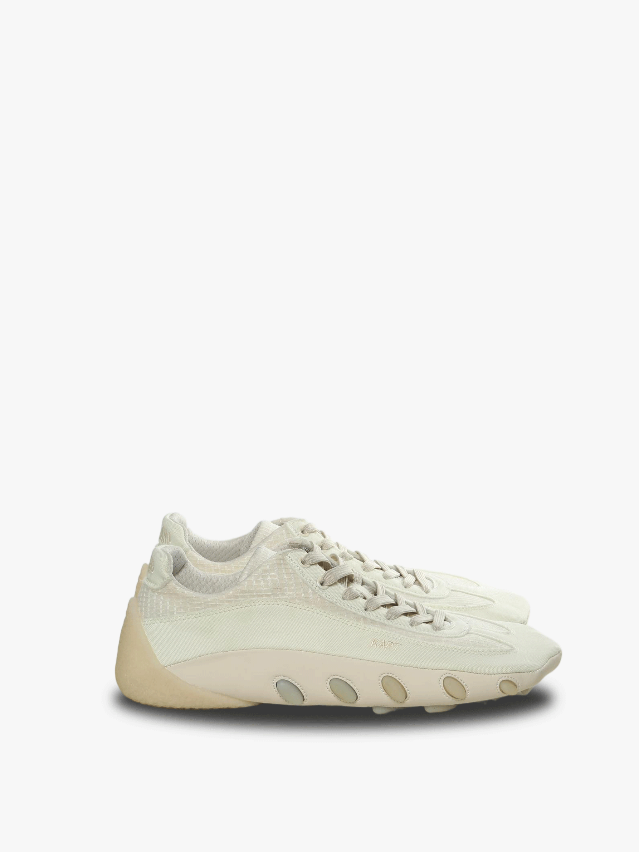 White sneaker, front view