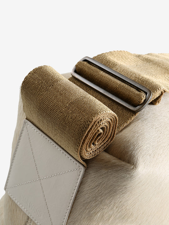 Close up of white bags