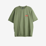Green t-shirt,front view