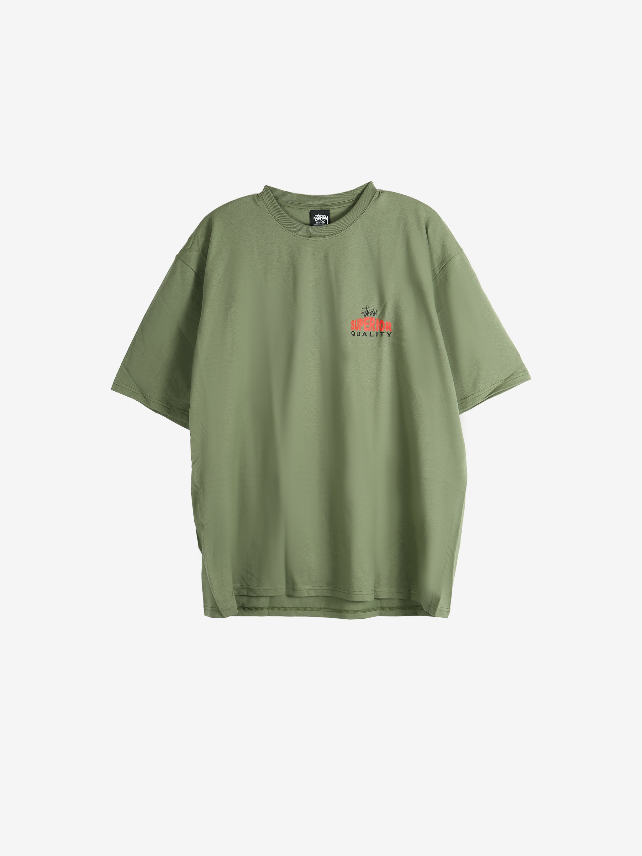 Green t-shirt,front view