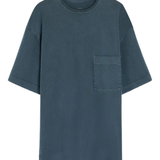 Blue t-shirt,front view