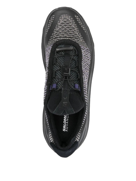 Black sneakers, top view