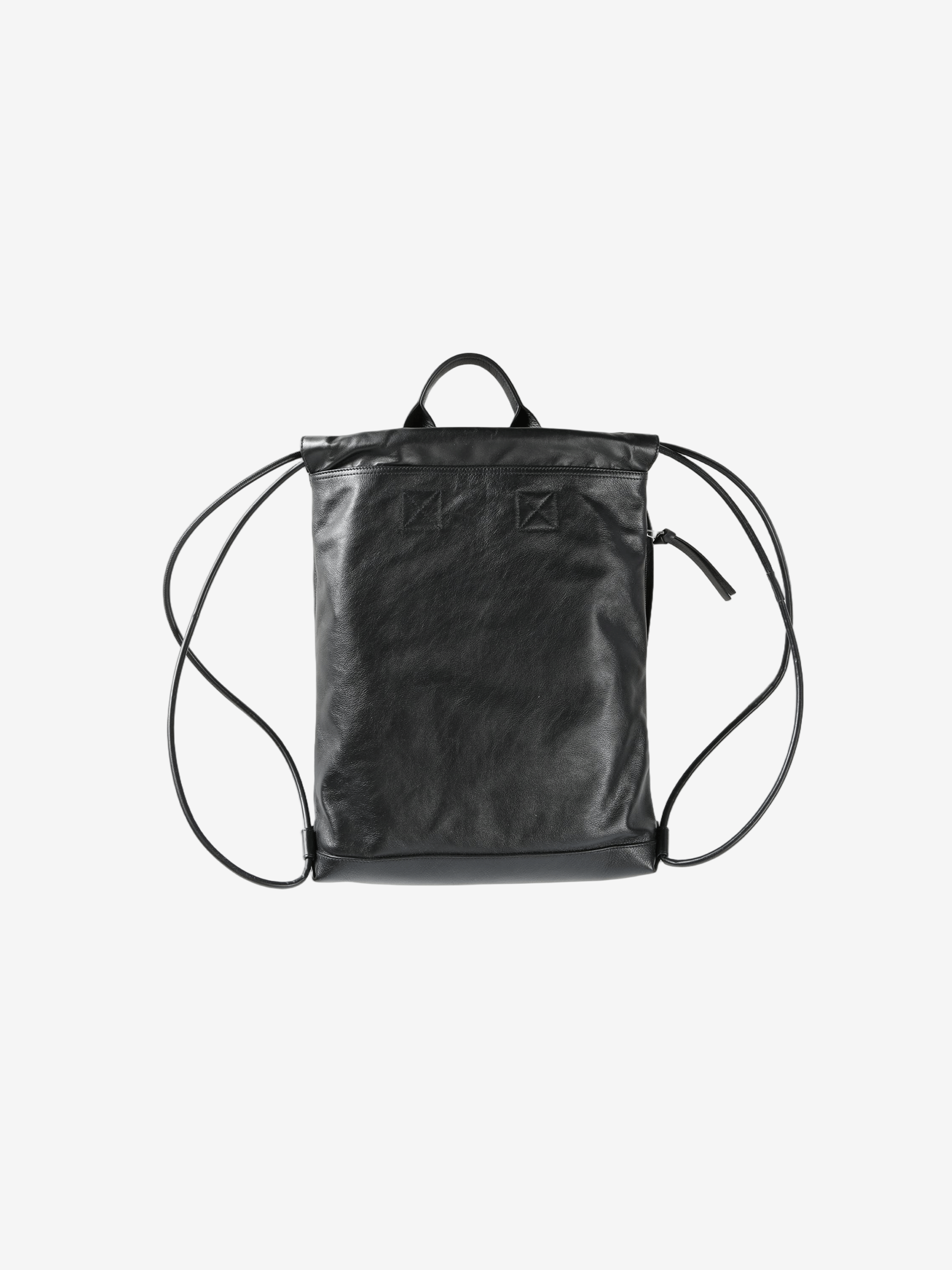 Black bag, back view