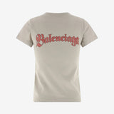 White t-shirt, back view