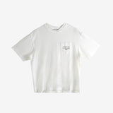 White t-shirt, front view