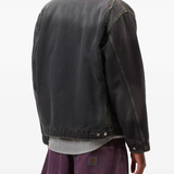 black jackets-coats worn by a person, showing the jackets-coats fit