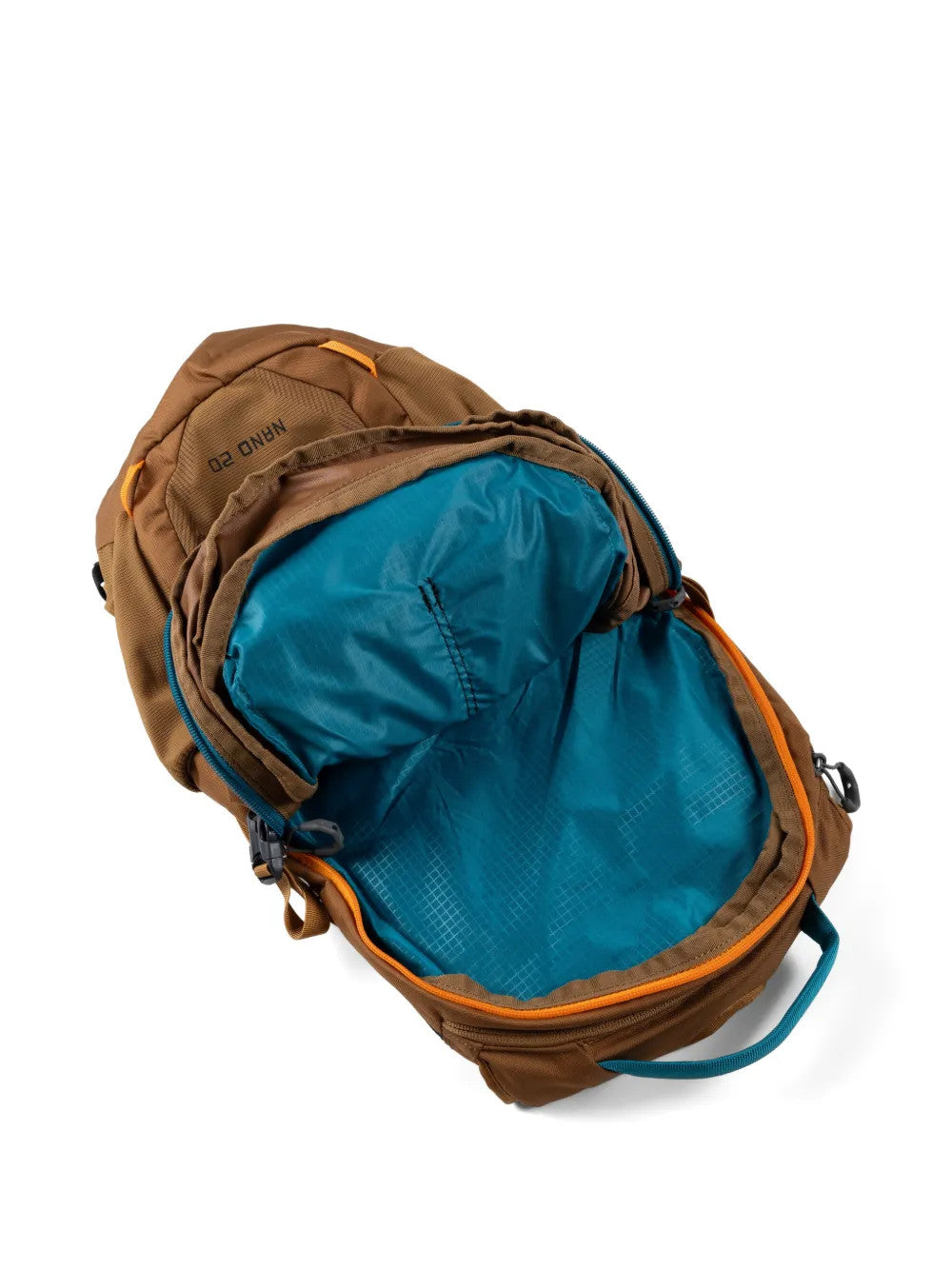 Tan bag, front view