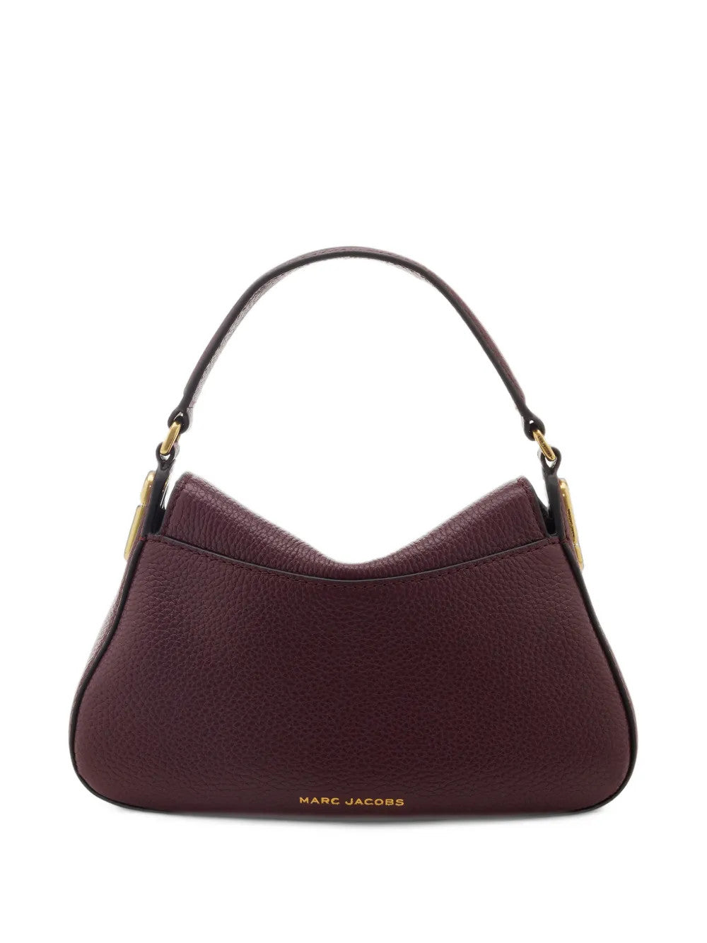 Burgundy bag, front view