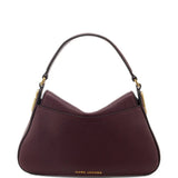 Burgundy bag, front view