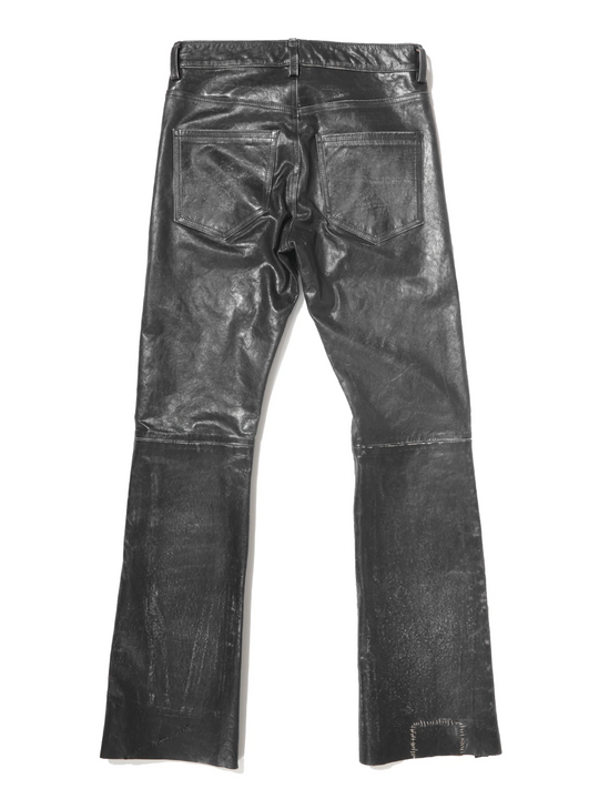 Black pants, back view