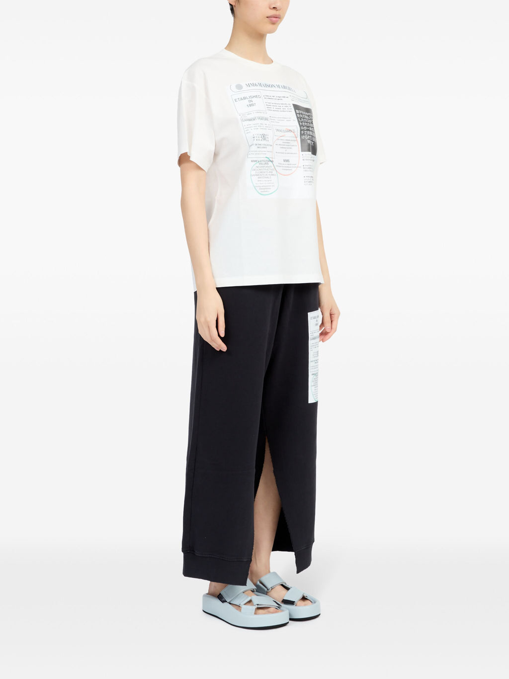 MM6 Maison Margiela - Women Stamp Logo T-Shirts