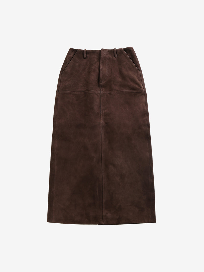 ATELIER NEW YORK - Women Suede Leather Skirt