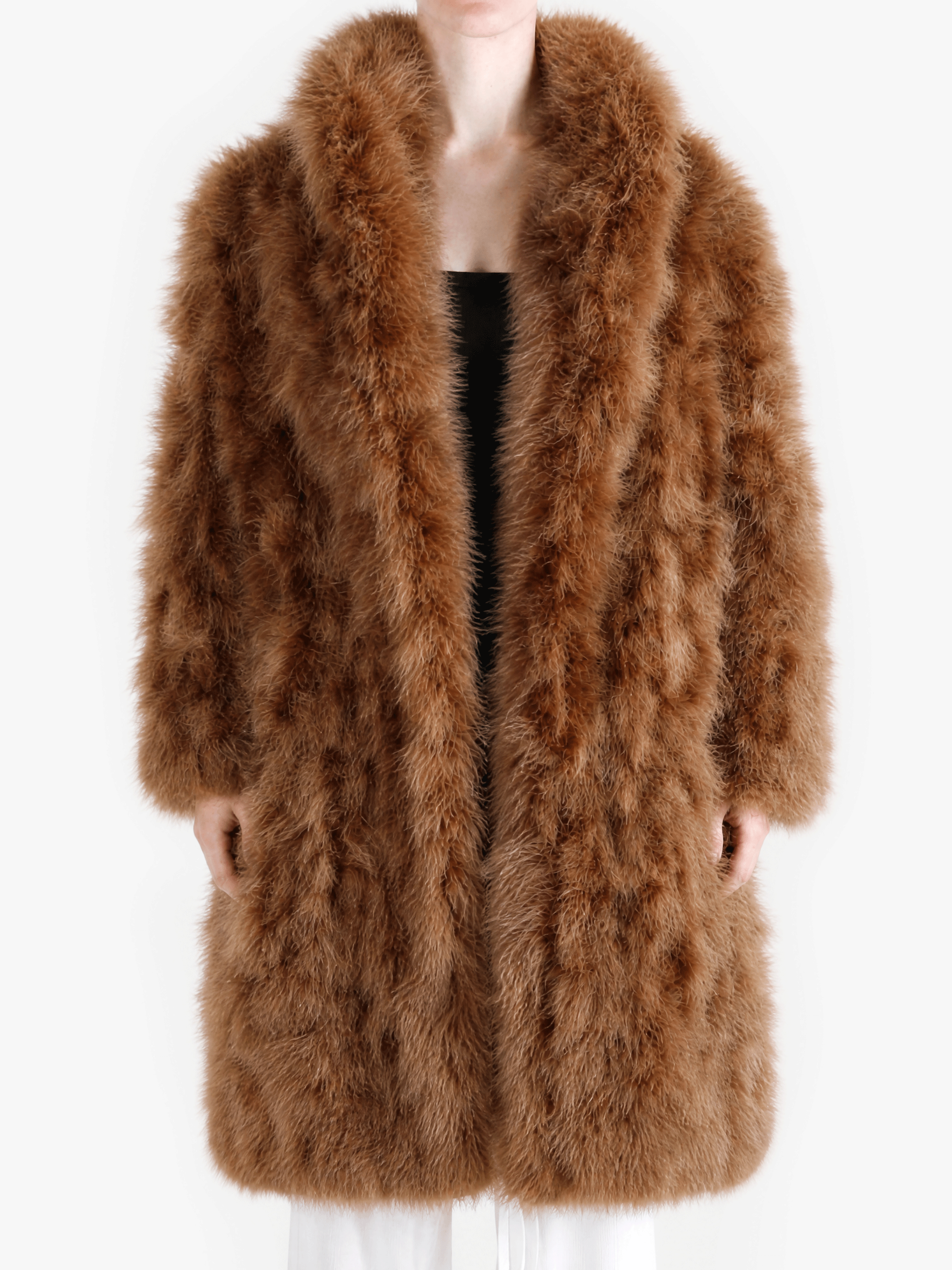 Brown jacket, front view