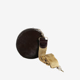 Burgundy bag, front view