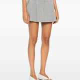 ALEXANDER WANG - Women Zipper Details Pre-Styled Pleated Skort