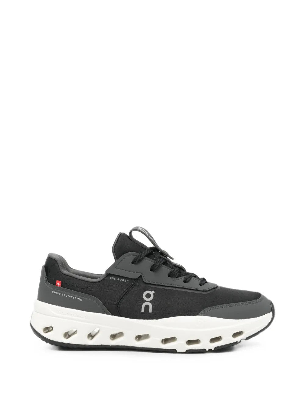 Black shoes, side view