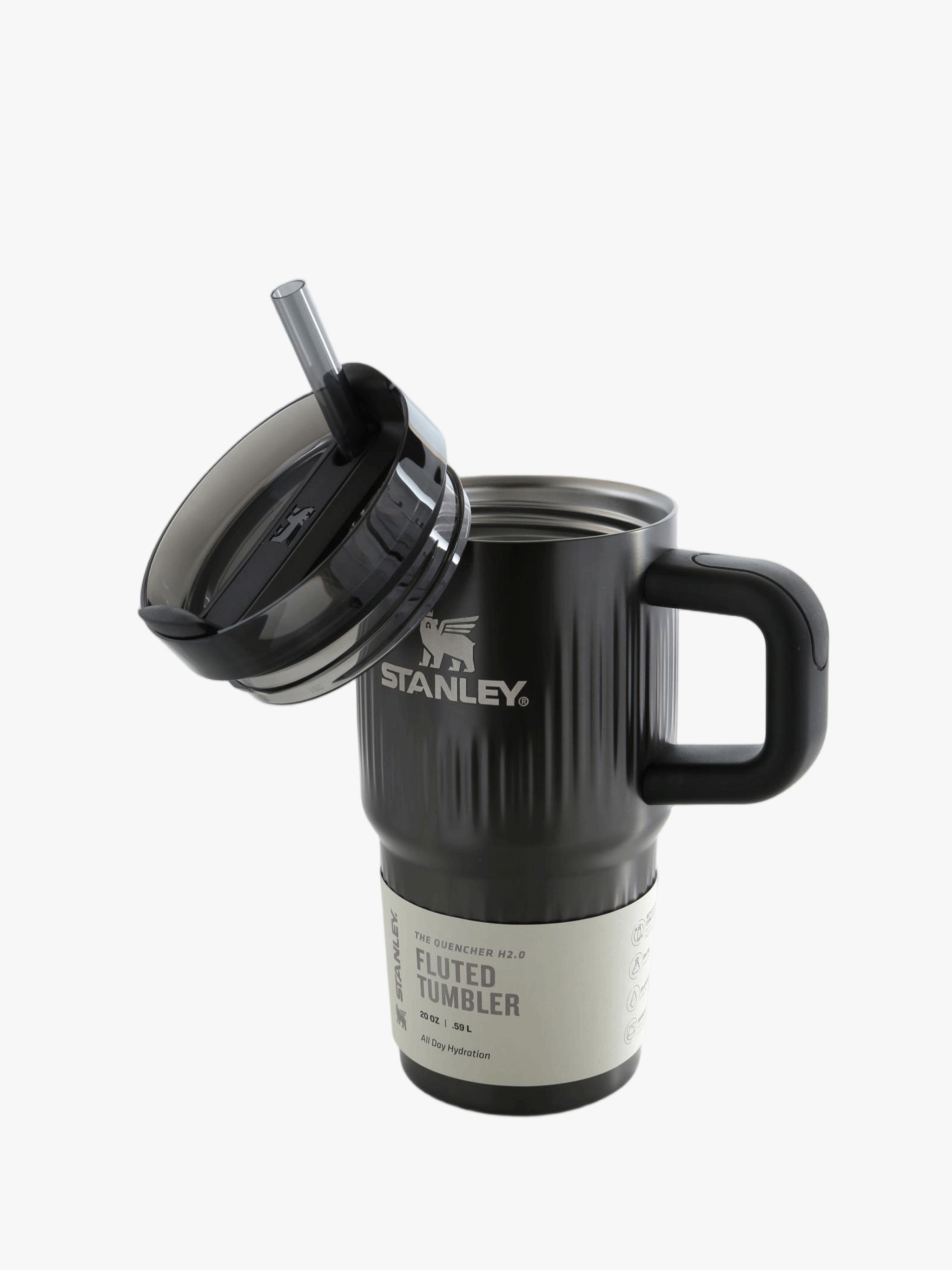 Black product, front view