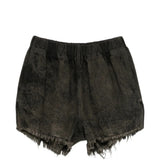 Black shorts, front view