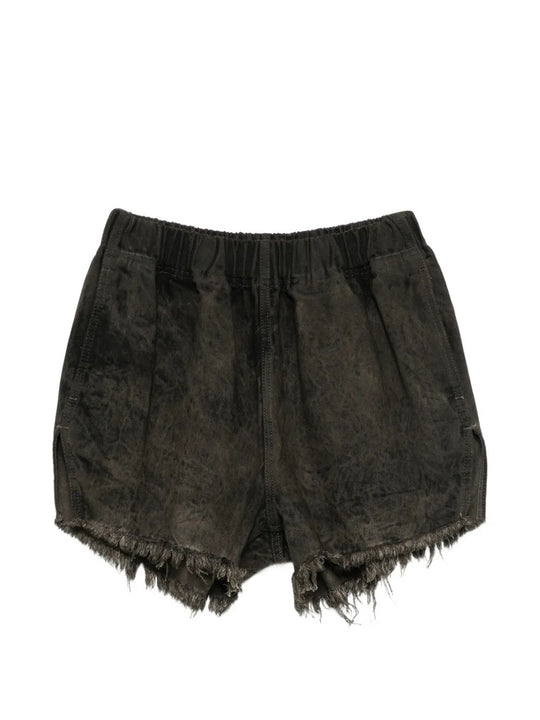 Black shorts, front view