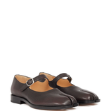 Brown shoes, side view