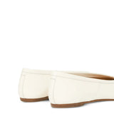 White shoes, back view