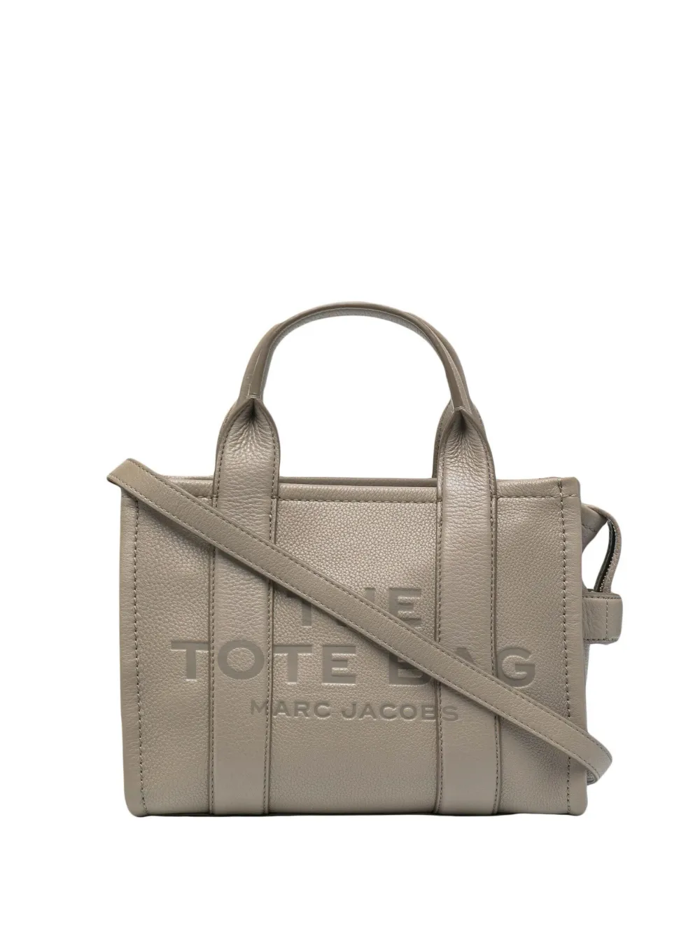 Tan bag, front view