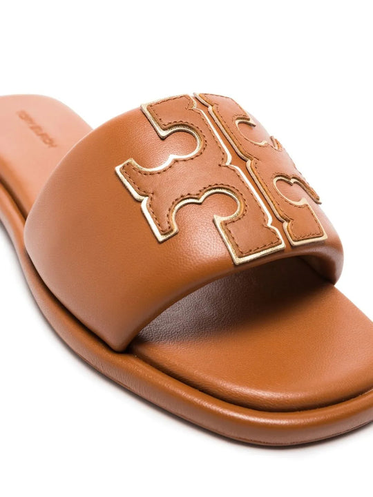 Tan shoes, front view