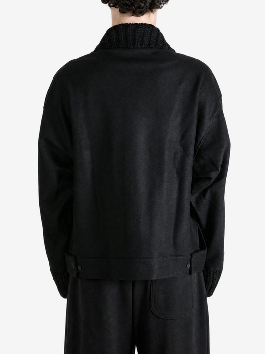 Black jacket, full body view