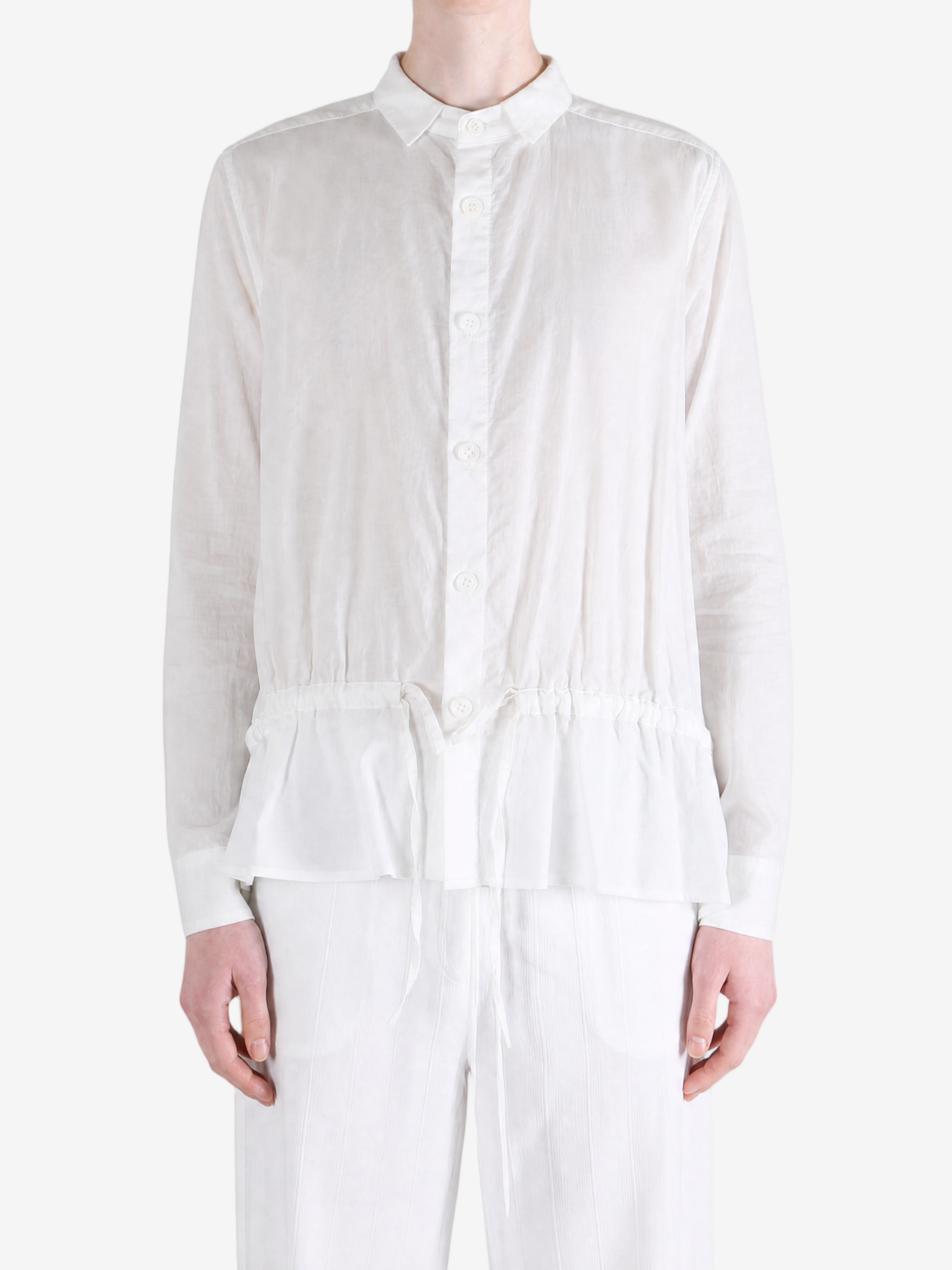 White shirt, full body view