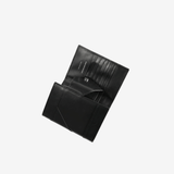 Black wallet, top view