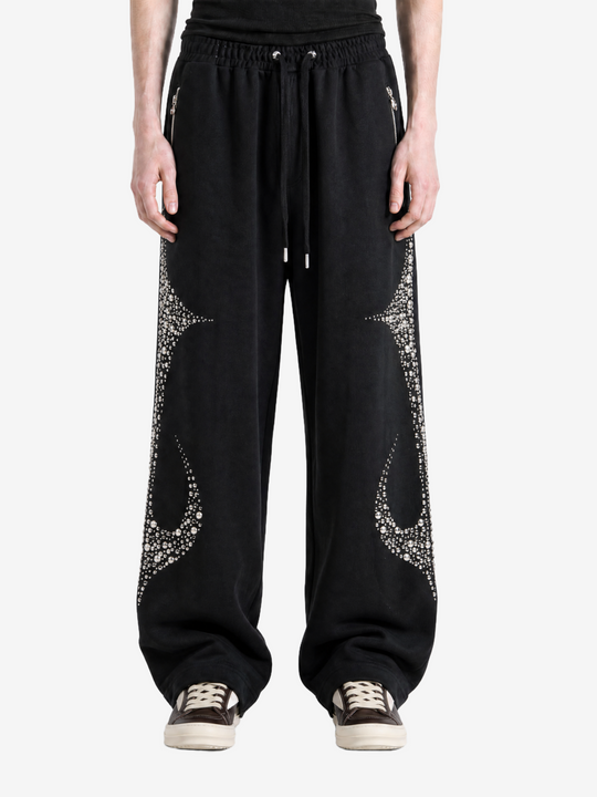 Black pants, full body view