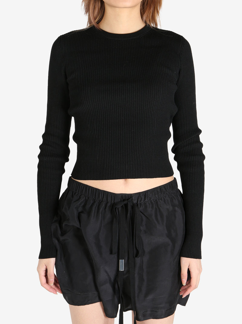 ANN DEMEULEMEESTER - Women Kati Cropped Sweater