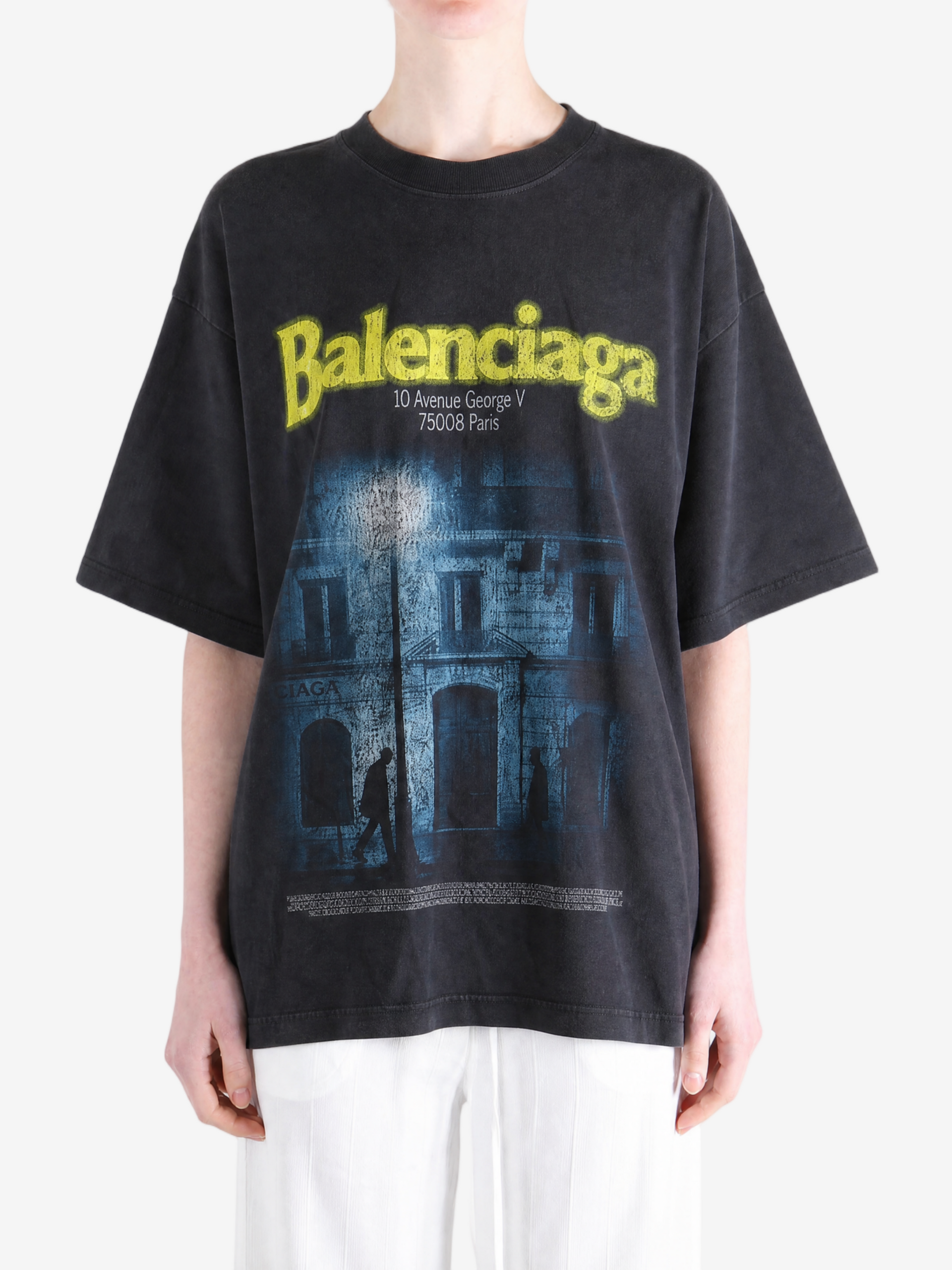 balenciaga BALENCIAGA print tシャツ BALENCIAGA - Women Oversized Graphic Print T-Shirt – Atelier New York