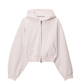 Pink hoodie, front view