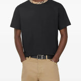 Black t-shirt, front view
